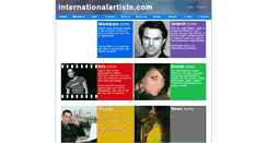 Desktop Screenshot of internationalartiste.com
